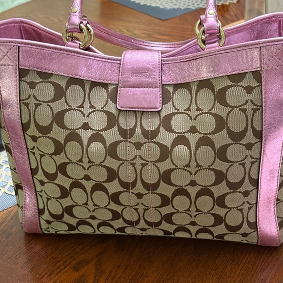 Vintage Coach Signature Purse - Picture 3 of 4